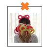 Haarband fluffy oortjes geel
