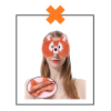 Slaapmasker vos oranje