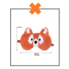 Slaapmasker vos oranje