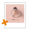 Lange zwarte ring